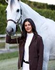 Alexandra Show Coat | Mocha Show Coat CriniereLife