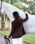 Alexandra Show Coat | Mocha Show Coat CriniereLife
