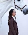 Alexandra Show Coat | Mocha Show Coat CriniereLife