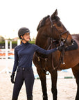 Brianne Lightweight Breeches | Navy Riding Breeches C R I N I Ē R E