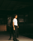 Chadai Men Riding Breeches in Black Riding Breeches C R I N I Ē R E