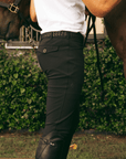 Chadai Men Riding Breeches in Black Riding Breeches C R I N I Ē R E