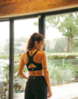 Criniēre Sports Bra | Black Equestrian apparel C R I N I Ē R E
