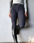 Alice Full Seat Lightweight Breeches | Graphite Gray Riding Breeches C R I N I Ē R E 