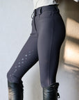 Alice Full Seat Lightweight Breeches | Graphite Gray Riding Breeches C R I N I Ē R E 