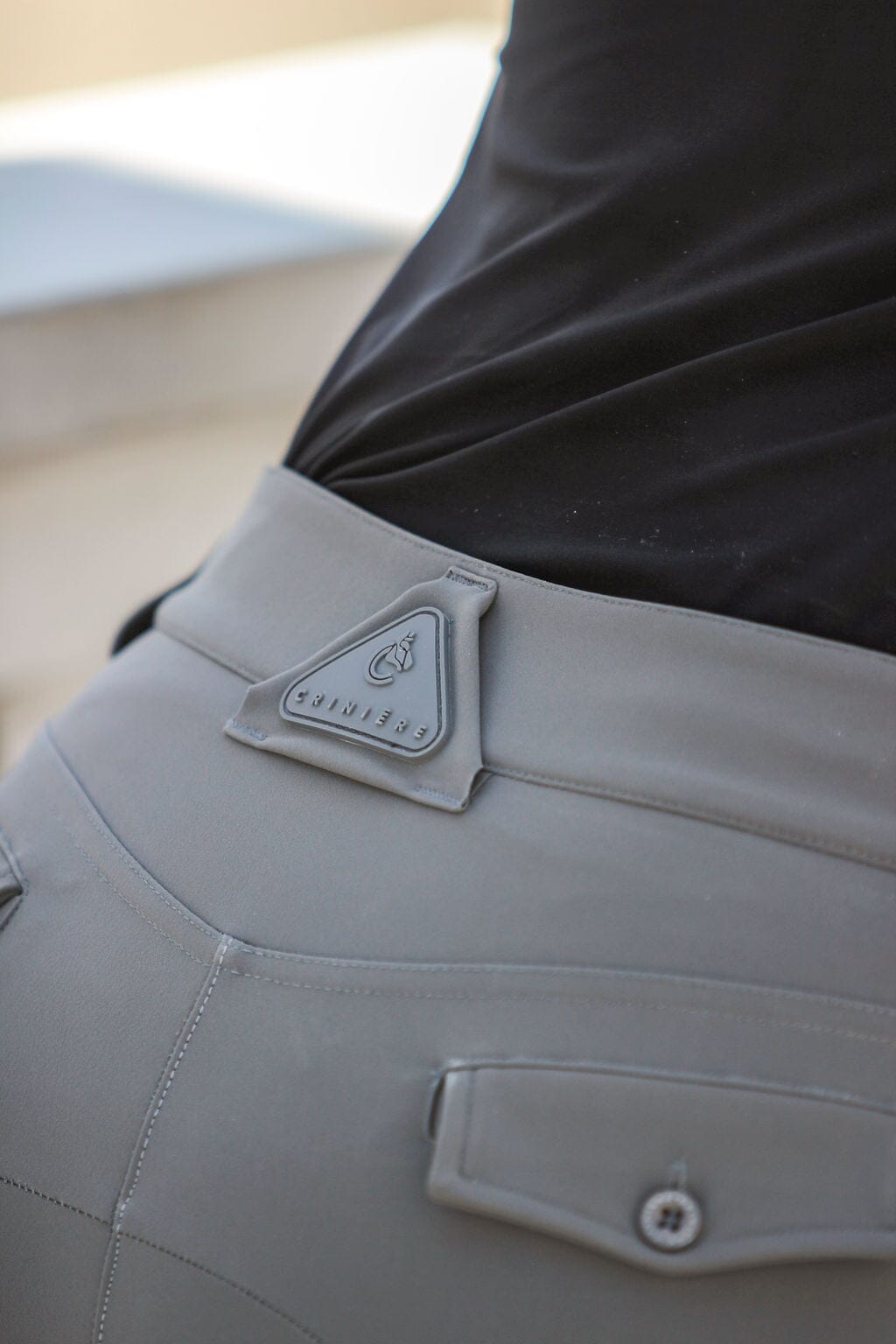 Brianne Riding Breeches in Perfect Gray Riding Breeches C R I N I Ē R E 