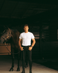 Chadai Men Riding Breeches in Black Riding Breeches C R I N I Ē R E 