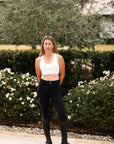 Criniēre Sports Bra | White Equestrian apparel C R I N I Ē R E 