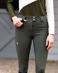 High Compression Breeches in Hunter Green Premium Riding Breeches C R I N I Ē R E 