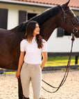 Juliette Lightweight Show Breeches in Sandy Beige Premium Riding Breeches C R I N I Ē R E 