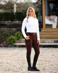 Juliette High Compression Breeches | Mocha Riding Breeches C R I N I Ē R E 