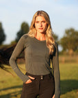 Seamless Essential LS | Matcha Schooling Shirts C R I N I Ē R E 