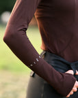 Seamless Essential LS | Mocha Schooling Shirts C R I N I Ē R E 